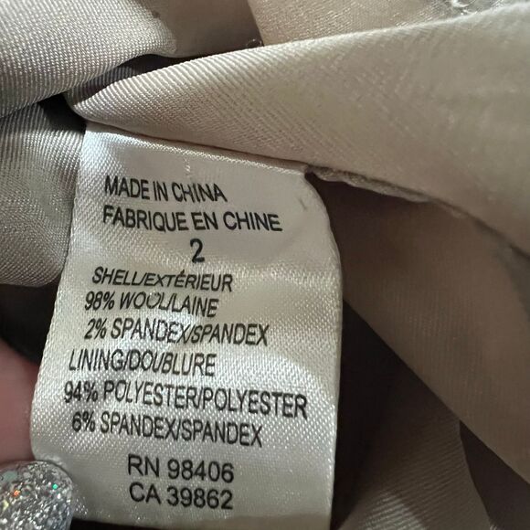 Theory JORA Dress Tan Brown Wool Sleeveless A-Line Fit & Flare size 2  pin up - Picture 6 of 16